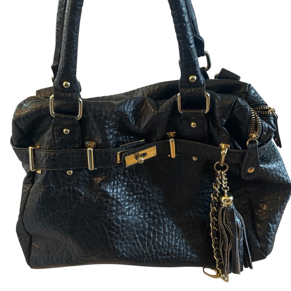 Steve Madden Black Leather Handbag